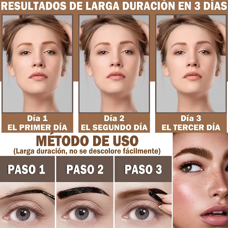 Tinte de Cejas Peel-Off Waterproof – Duración 3 Días