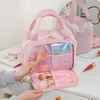 Neceser de Viaje Grande – Organizador de Maquillaje con Múltiples Bolsillos