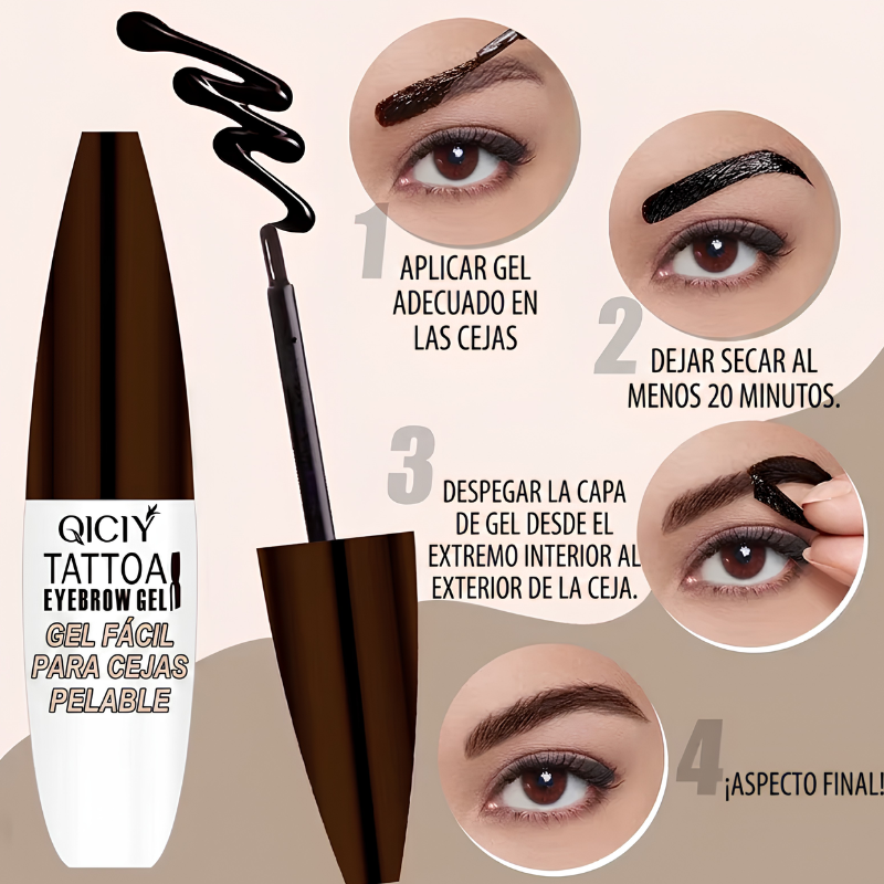 Tinte de Cejas Peel-Off Waterproof – Duración 3 Días