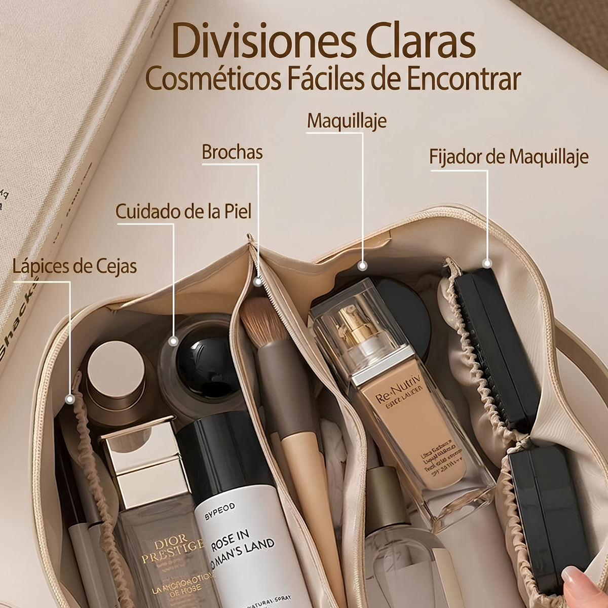 Neceser de Viaje Premium – Gran Capacidad + Múltiples Bolsillos
