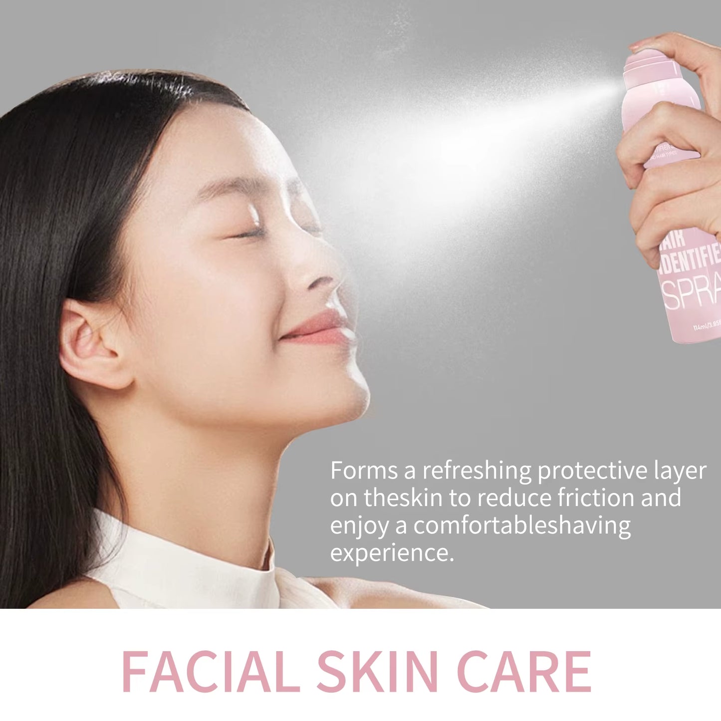 Professional Hair Identifier Spray for Facial Use - Makes Fine Hair Visible, Pre-Shave Preparation, All Skin Types, 114G